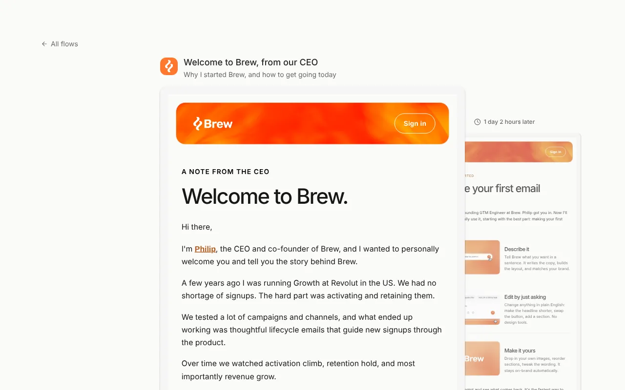 Brew interface, from its website