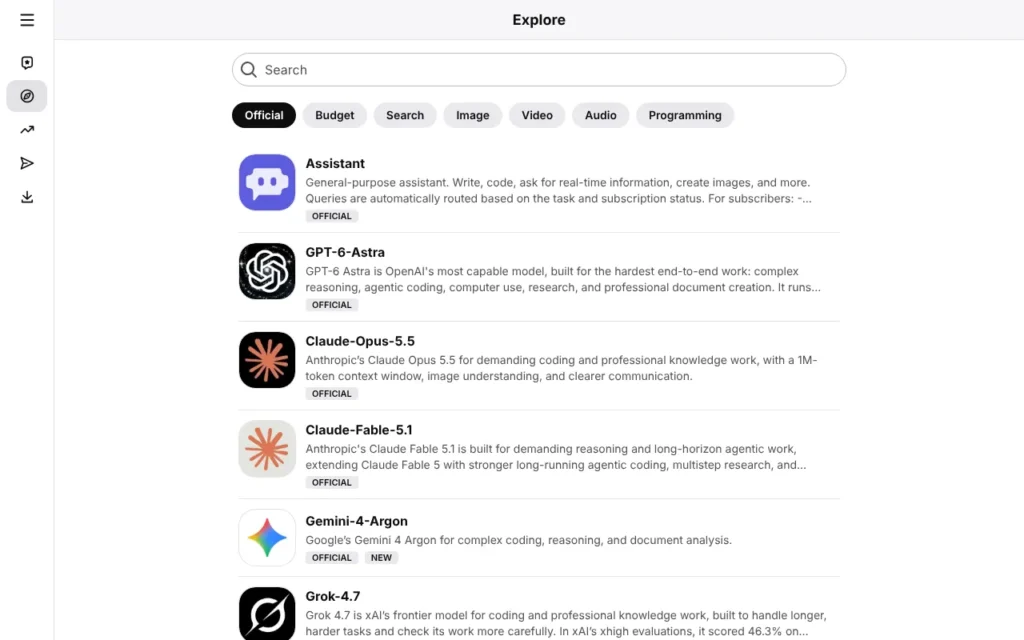 Poe Explore page, October 2026